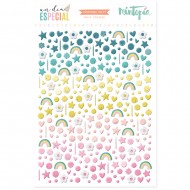 Pegatinas puffy básicas Un día especial de Mintopía