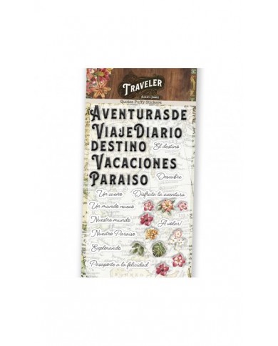 Traveler/ Puffy Stickers