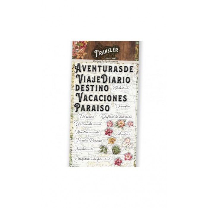 Traveler/ Puffy Stickers