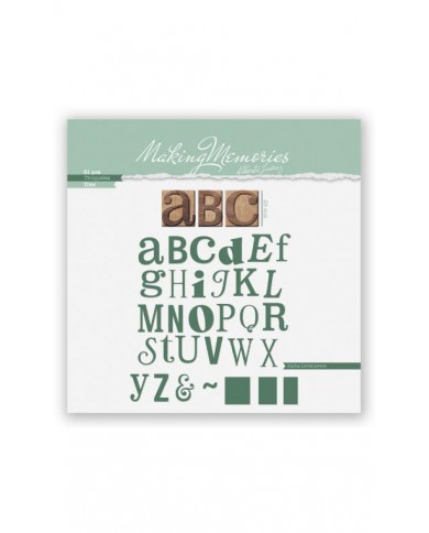 Troquel Traveler/ Alfabeto