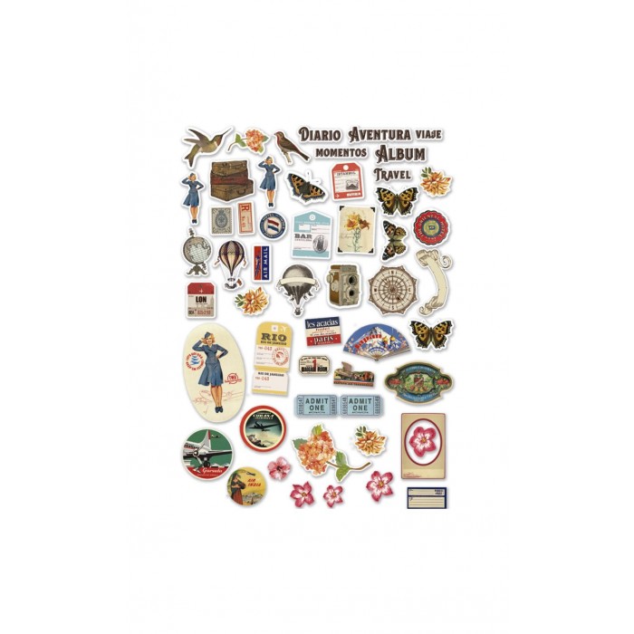 Diecuts o recortables Traveler/