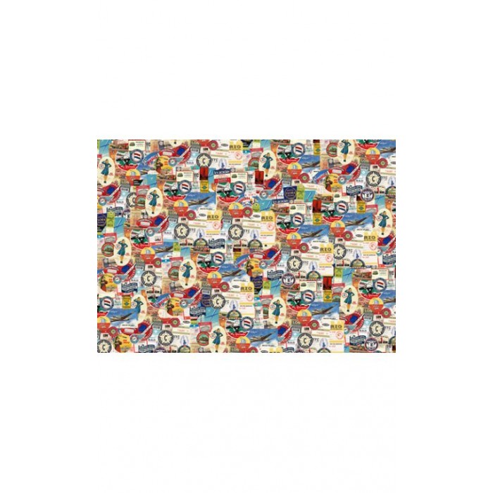 Papel de encuadernar PAPER PRESS Pegatinas Maleta Traveler BAJPP45