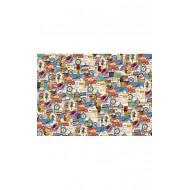 Papel de encuadernar PAPER PRESS Pegatinas Maleta Traveler BAJPP45