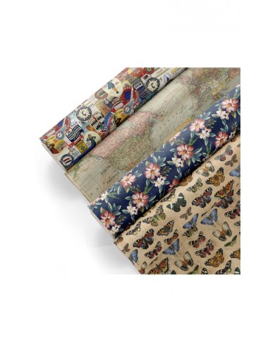 Papeles de encuadernar PAPER PRESS Mariposas BAJPP47