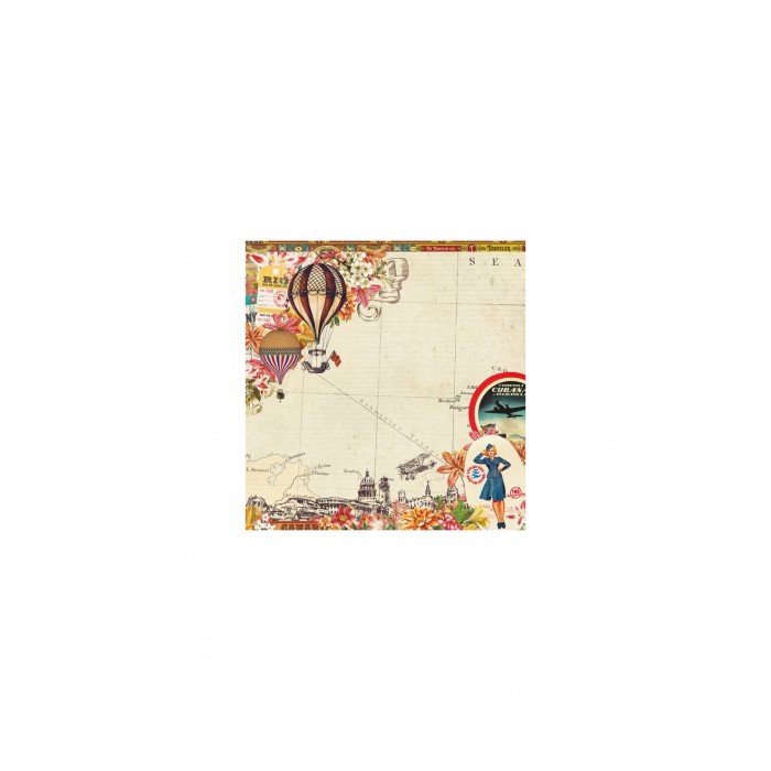 Colección de Papeles Traveler 30x30 cmts