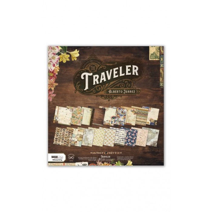 Colección de Papeles Traveler 30x30 cmts