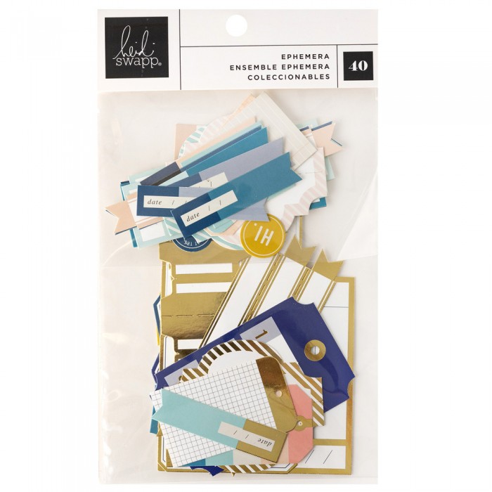 Recortables con diseño TAGS con foil HeidiSwapp SAILOR