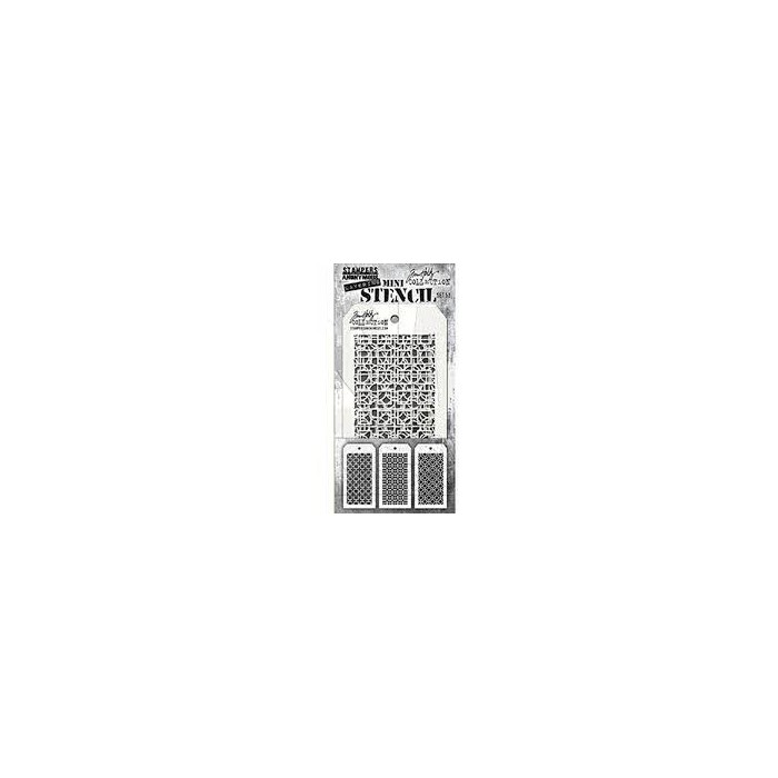 Kit Mini Stencil By Tim Holtz - Set 52