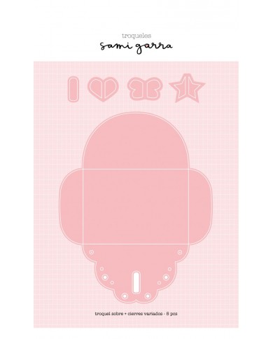 Troquel sobre mas 3 cierres Siempre Jane