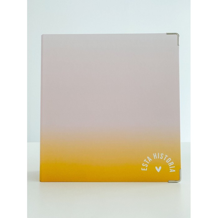 Álbum anillas 9"x12" Kimidori Colors Degradado rosa
