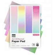 First Edition Pad Premium A4 Glittered Paper Pastel Ombre