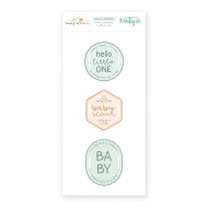 Sello y troquel Labels Baby Bloom VVMT021023