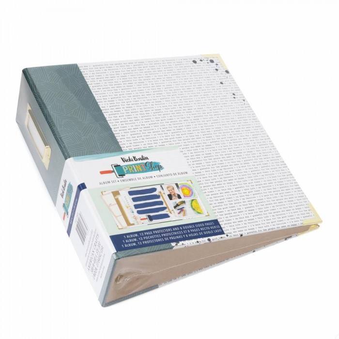 Album con KIT de Fundas 6x8 Vicki Boutin Print Shop Album Set 6"X8"