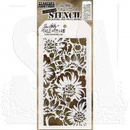 TIM HOLTZ STENCIL THS143 BOUQUET