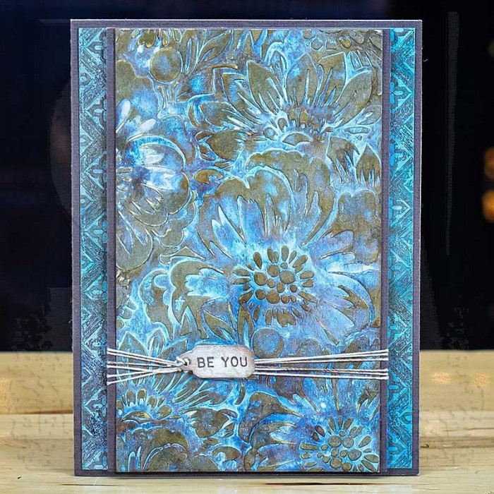 TIM HOLTZ STENCIL THS143 BOUQUET
