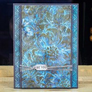 TIM HOLTZ STENCIL THS143 BOUQUET