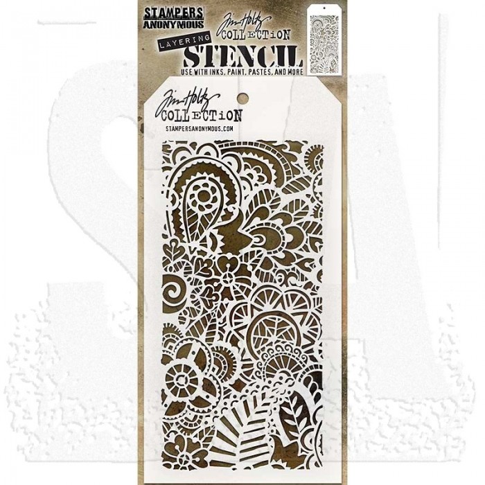 TIM HOLTZ STENCIL DOODLE ART2 THS142