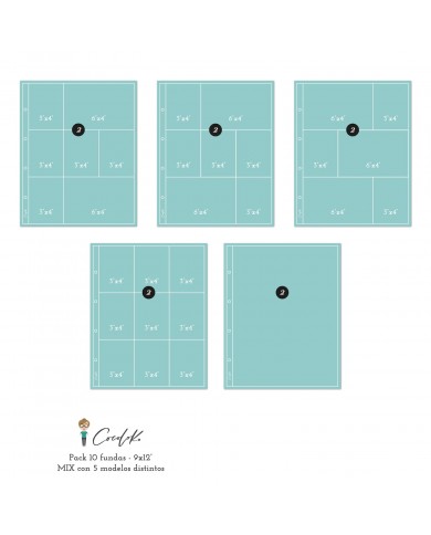 Fundas para Álbumes de 9"x12" Mix Cocoloko