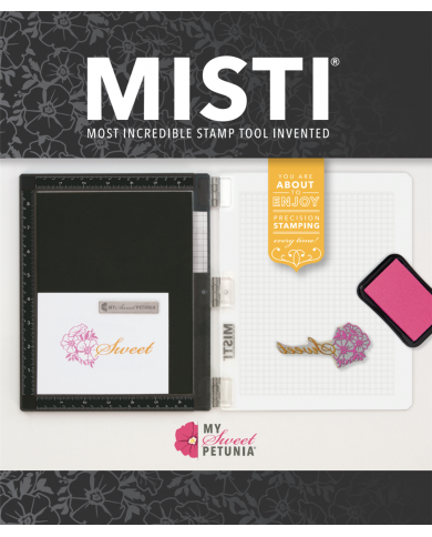 MISTI Placa para estampar SweetPetunia Original Color Negro