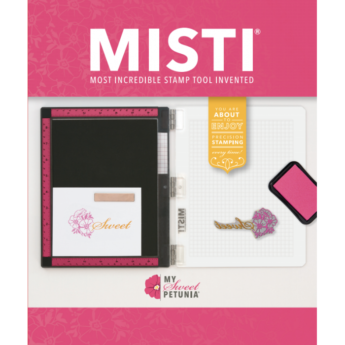 MISTI Placa para estampar SweetPetunia Original Color Rosa