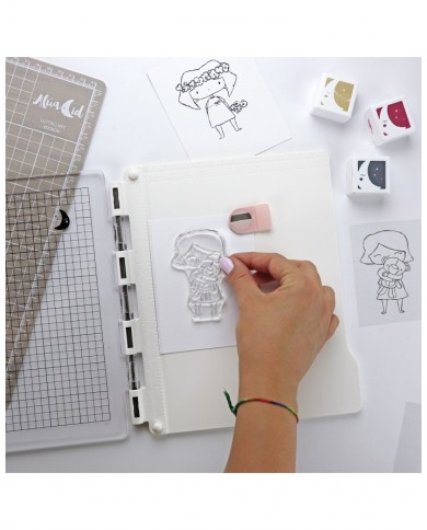 Placa de Estampar Magnetica, CocoStamp Aluacid