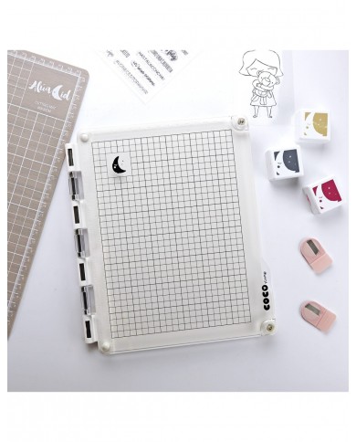 Placa de Estampar Magnetica, CocoStamp Aluacid