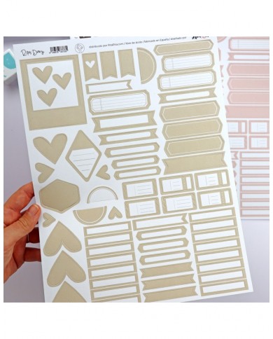 Special die-cut sheet to document Mostaza