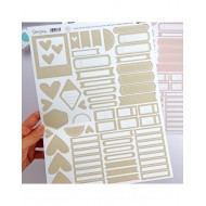 Special die-cut sheet to document Mostaza