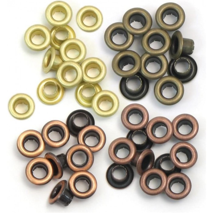 Eyelets We R Standard 60/Pkg Metales calidos