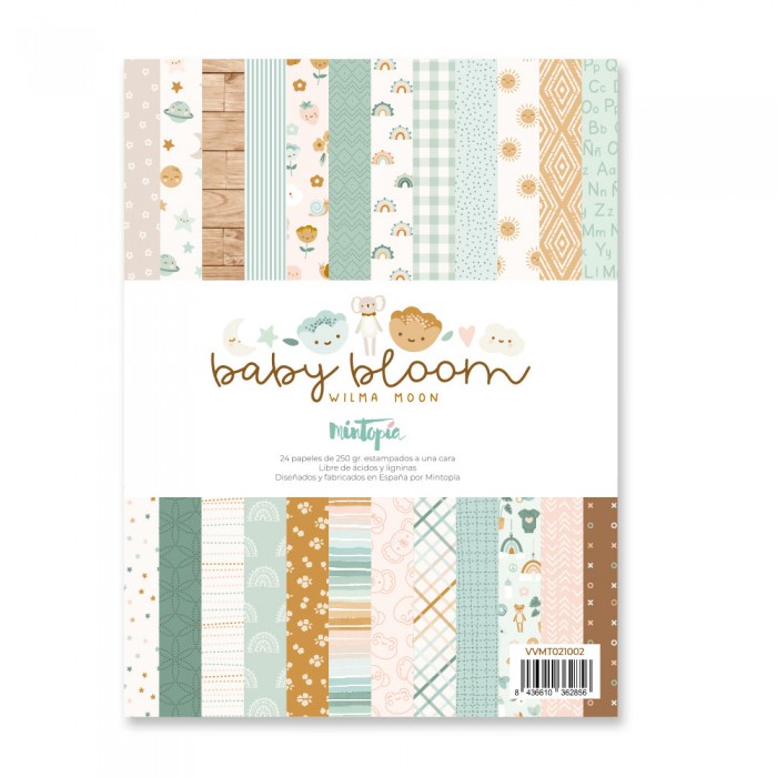 Pad 6"x8" Baby Bloom. Mintopia