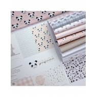 Bloc de Papeles - 15x20 - Colección Pequeño Panda- Rosa