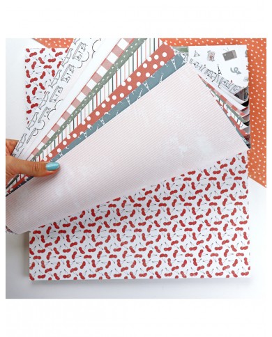 Bloc de papeles 12x12" 36 papeles colección Destino Aluacid