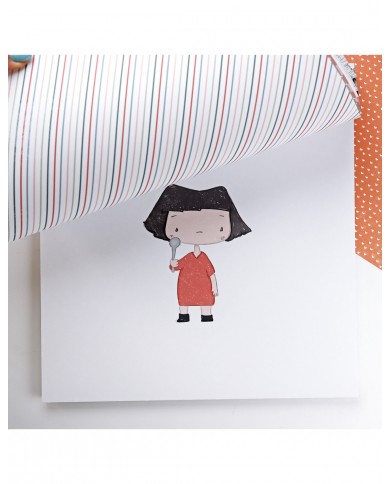 Bloc de papeles 12x12" 36 papeles colección Destino Aluacid