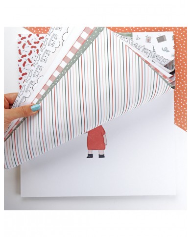 Bloc de papeles 12x12" 36 papeles colección Destino Aluacid