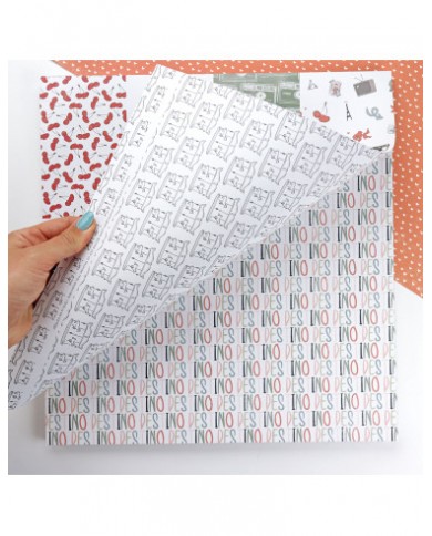 Bloc de papeles 12x12" 36 papeles colección Destino Aluacid