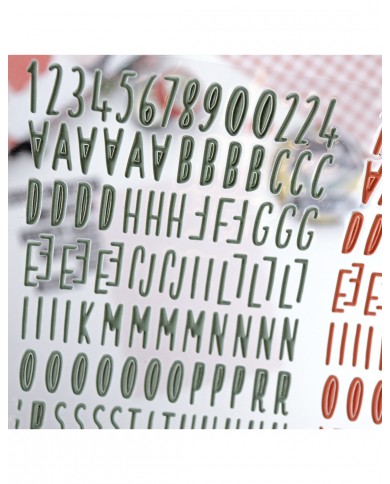 Pegatinas puffy ABC colección Destino Aluacid