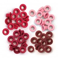 Eyelets We R Standard 60/Pkg Rojos