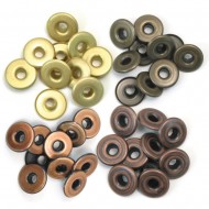 Eyelets We R Wide 40/Pkg metales calidos