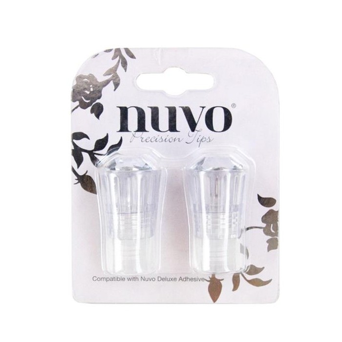 Punta de Precisión Nuvo Deluxe Adhesive Precision Nozzles 2/Pkg