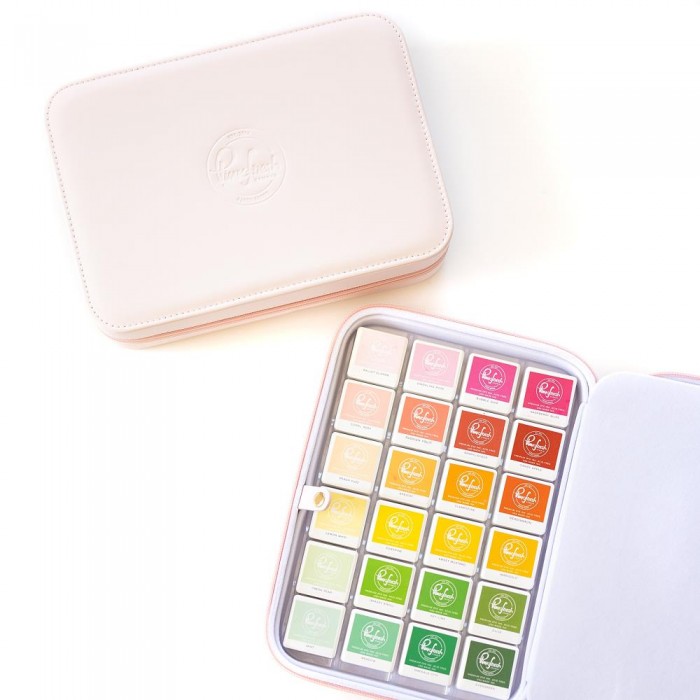 Pinkfresh Studio Faux Leather Ink Cube Holder Zipper Box