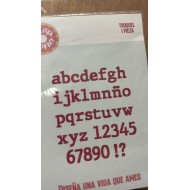 Troquel alfanumerico mediano Scrapdona