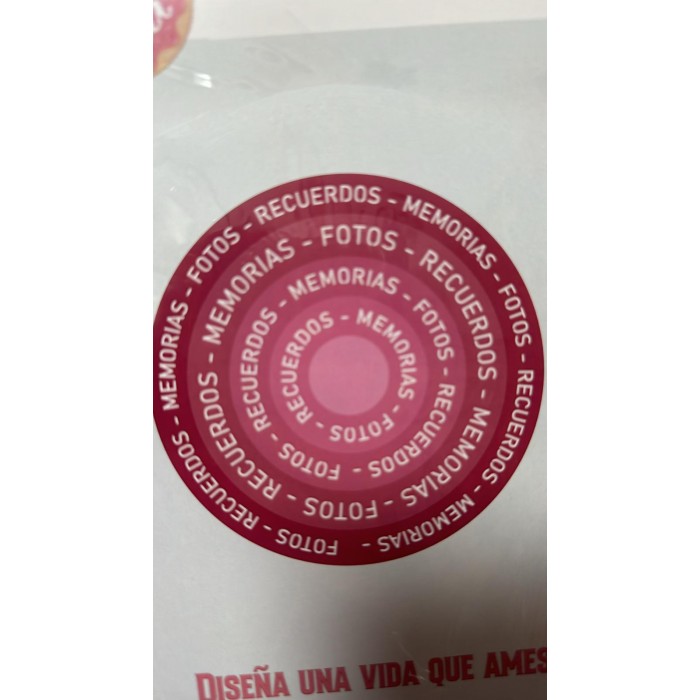 Troquel redondo frases Scrapdona