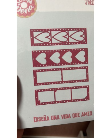 Troquel polaroid diferente diseños Scrapdona