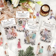 Pegatinas girls Preferred you papel washi por 40 unidades nro62