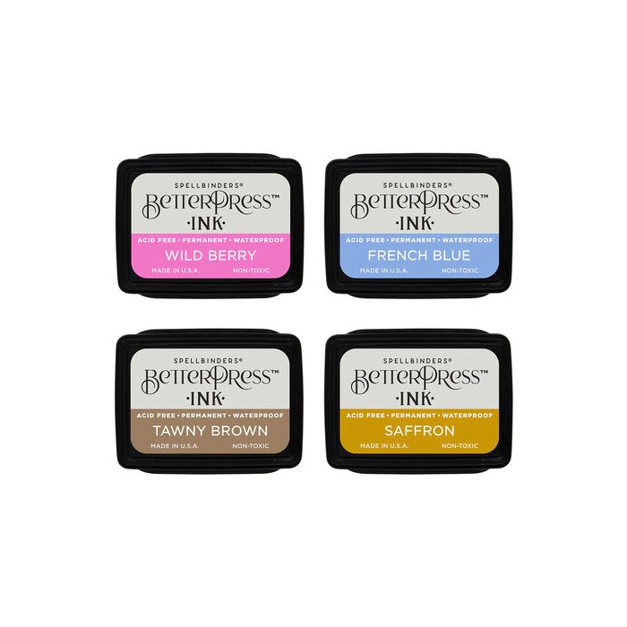 NATURE TONES BETTERPRESS INK MINI SET - 4 PACK BPI-002