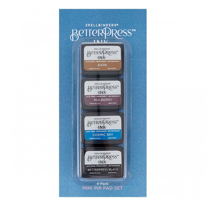 REGAL TONES BETTERPRESS INK MINI SET - 4 PACK BPI-003
