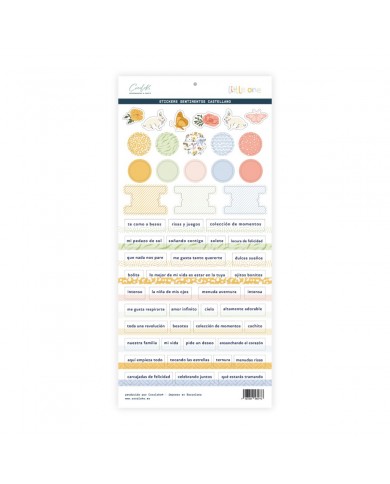 Set de Pegatinas Sentimientos - ESP - LITTLE ONE