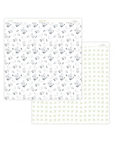 Bloc de 24 papeles 12"x12" LITTLE ONE