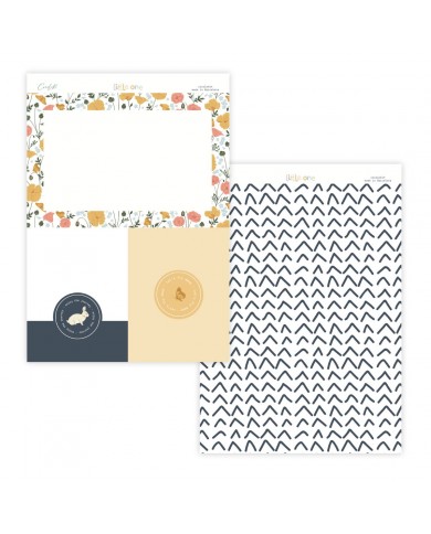 Bloc de 24 papeles 6" x 8" LITTLE ONE