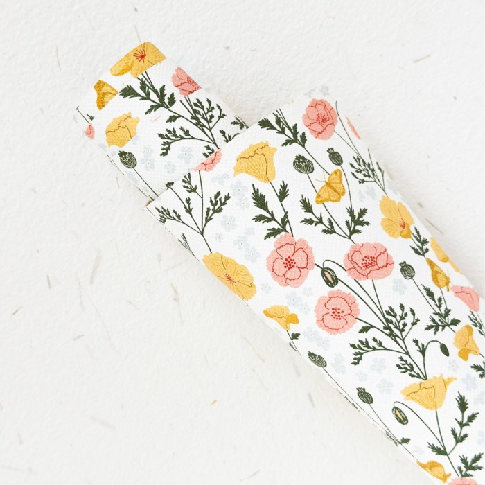 Lienzo 22x50cm Flores LITTLE ONE